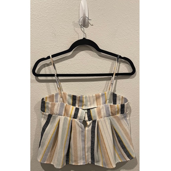 SADIE & SAGE Multicolor Spaghetti Straps Crop Top - Picture 3 of 3